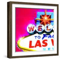 Welcome To Vegas, Las Vegas-Tosh-Framed Art Print