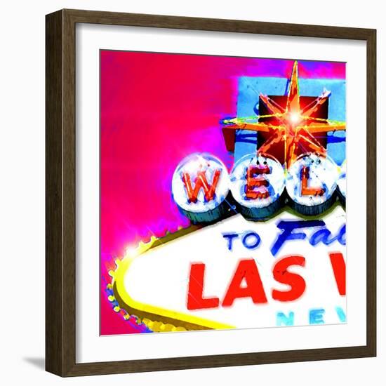 Welcome To Vegas, Las Vegas-Tosh-Framed Art Print