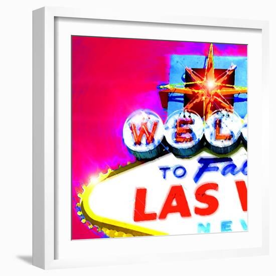 Welcome To Vegas, Las Vegas-Tosh-Framed Art Print