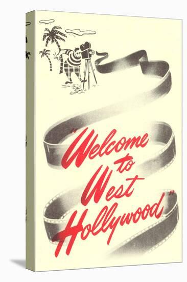 Welcome to West Hollywood-null-Stretched Canvas