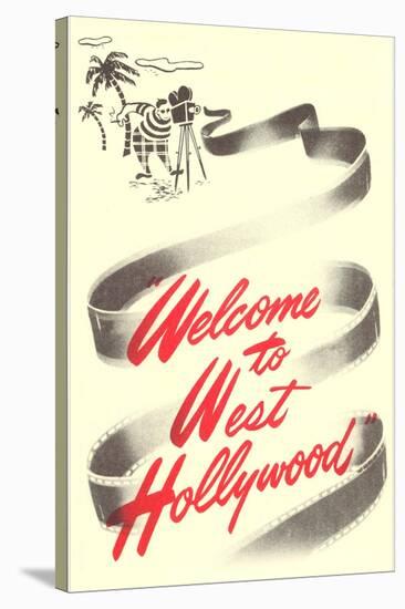 Welcome to West Hollywood-null-Stretched Canvas