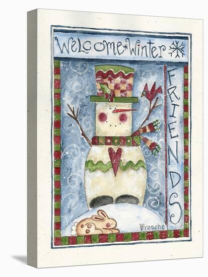 Welcome Winter Friends-Shelly Rasche-Stretched Canvas