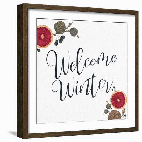 Welcome Winter-Kim Allen-Framed Art Print