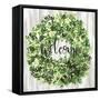 Welcome Wreath II-Jennifer Parker-Framed Stretched Canvas