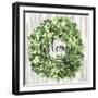 Welcome Wreath II-Jennifer Parker-Framed Art Print