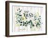 Welcome Wreath IV-Jennifer Parker-Framed Art Print