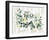 Welcome Wreath IV-Jennifer Parker-Framed Art Print