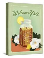 Welcome Y’all Ice Tea-Anderson Design Group-Stretched Canvas