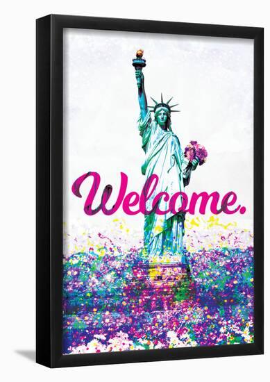 Welcome-null-Framed Poster