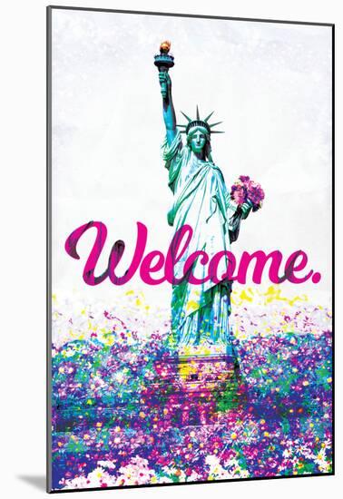 Welcome-null-Mounted Poster