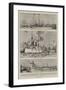Welcoming Admiral Dewey Home, the Grand Naval Parade Off New York-Charles Edward Dixon-Framed Giclee Print