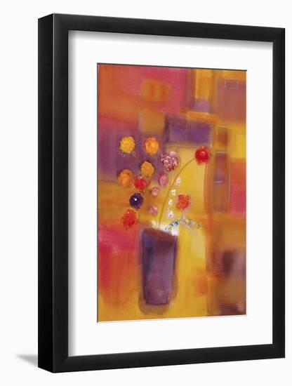 Welcoming Flowers I-Nancy Ortenstone-Framed Art Print