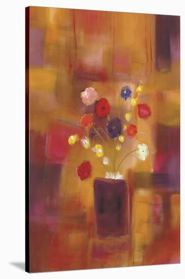 Welcoming Flowers II-Nancy Ortenstone-Stretched Canvas