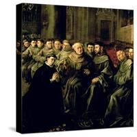 Welcoming St. Bonaventure-Francisco Herrera-Stretched Canvas