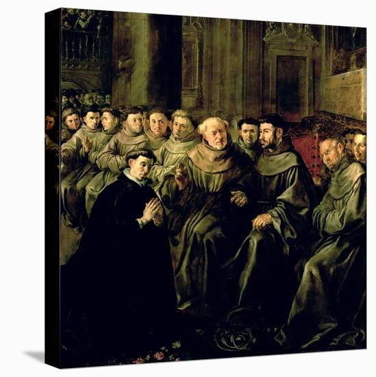 Welcoming St. Bonaventure-Francisco Herrera-Stretched Canvas