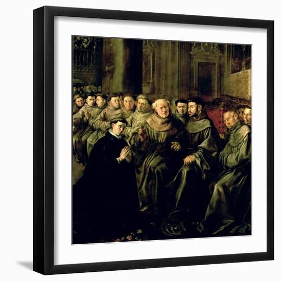Welcoming St. Bonaventure-Francisco Herrera-Framed Giclee Print