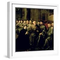 Welcoming St. Bonaventure-Francisco Herrera-Framed Giclee Print