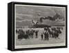 Welcoming the Steamer St Ignace at Mackinac, Michigan, Usa-Joseph Nash-Framed Stretched Canvas