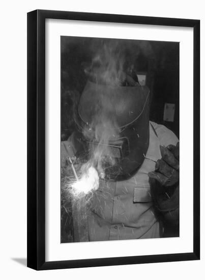 Welder-Ansel Adams-Framed Art Print