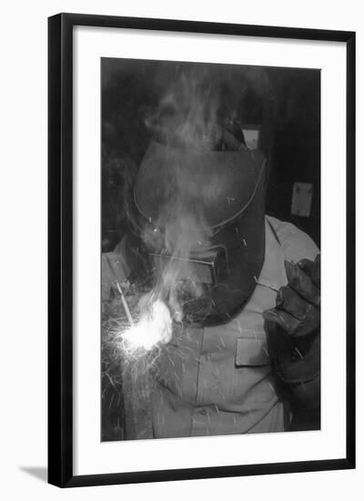 Welder-Ansel Adams-Framed Art Print