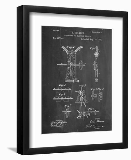 Welding Machine Patent-null-Framed Art Print