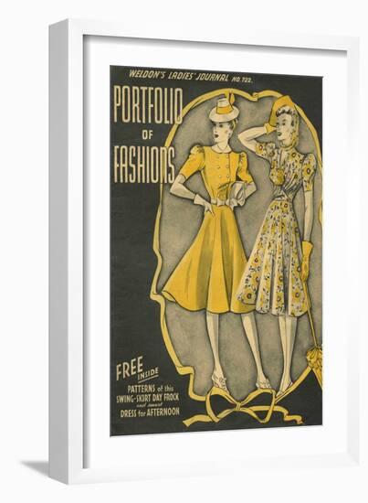 Weldon's Ladies Journal, Magazine Cover, UK, 1940-null-Framed Giclee Print