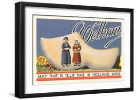 Welkom, Tulip Time, Holland, Michigan-null-Framed Art Print