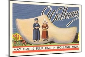 Welkom, Tulip Time, Holland, Michigan-null-Mounted Art Print