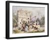 Well and Building at Subachtsche-Frederick Catherwood-Framed Giclee Print