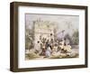 Well and Building at Subachtsche-Frederick Catherwood-Framed Giclee Print