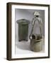 Well and Grain Silo, Model from a Funerary Collection-null-Framed Giclee Print