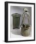 Well and Grain Silo, Model from a Funerary Collection-null-Framed Giclee Print