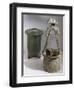 Well and Grain Silo, Model from a Funerary Collection-null-Framed Giclee Print