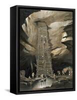 Well at Bolonchen-Frederick Catherwood-Framed Stretched Canvas