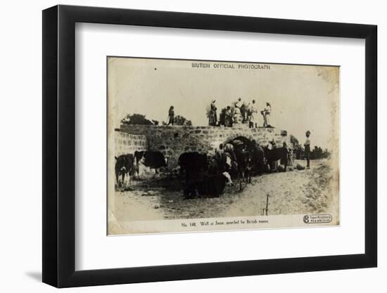 Well at Jasur, Egypt, Guarded by British Troops-null-Framed Photographic Print