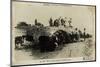 Well at Jasur, Egypt, Guarded by British Troops-null-Mounted Photographic Print