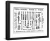 Well Boring Tools and Pumps Advertisement, 1888-null-Framed Art Print