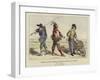 Well Cleaner, Oyster Vendor and Vinegar Seller, Reign of Louis XIII of France, 17th Century-null-Framed Giclee Print