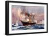 "Well Done Condor", the Bombardment of Alexandria, 1882-Charles Edward Dixon-Framed Giclee Print