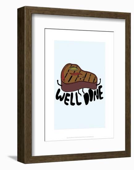 Well Done - Tom Cronin Doodles Cartoon Print-Tom Cronin-Framed Giclee Print