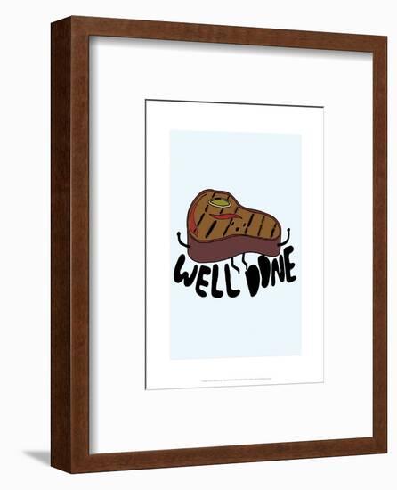 Well Done - Tom Cronin Doodles Cartoon Print-Tom Cronin-Framed Giclee Print