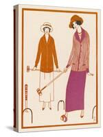 Well-Dressed Croquet Player Wearing a Model from James et Cie-null-Stretched Canvas