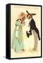 Well Dressed Easter Bunny Couple-null-Framed Stretched Canvas