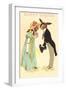 Well Dressed Easter Bunny Couple-null-Framed Art Print