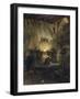 Well-Guarded Infant-August Allebe-Framed Art Print