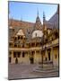 Well in Hotel-Dieu Courtyard, Beaune, Burgundy, France-Lisa S. Engelbrecht-Mounted Photographic Print