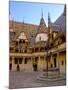 Well in Hotel-Dieu Courtyard, Beaune, Burgundy, France-Lisa S. Engelbrecht-Mounted Photographic Print