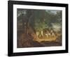 Well in the Woods near Ariccia-Adrian Ludwig Richter-Framed Collectable Print