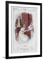 Well Jane, Who Is It From ?. What Is It About ?".Illustration To 'Pride and Prejudice'-Charles Edmund Brock-Framed Giclee Print