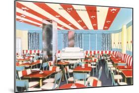 Well-Lit Diner, 23 Room-null-Mounted Art Print